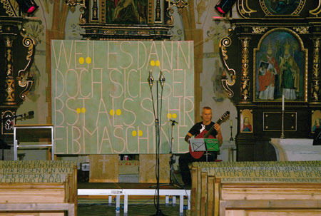 Schrift im Raum, 2007